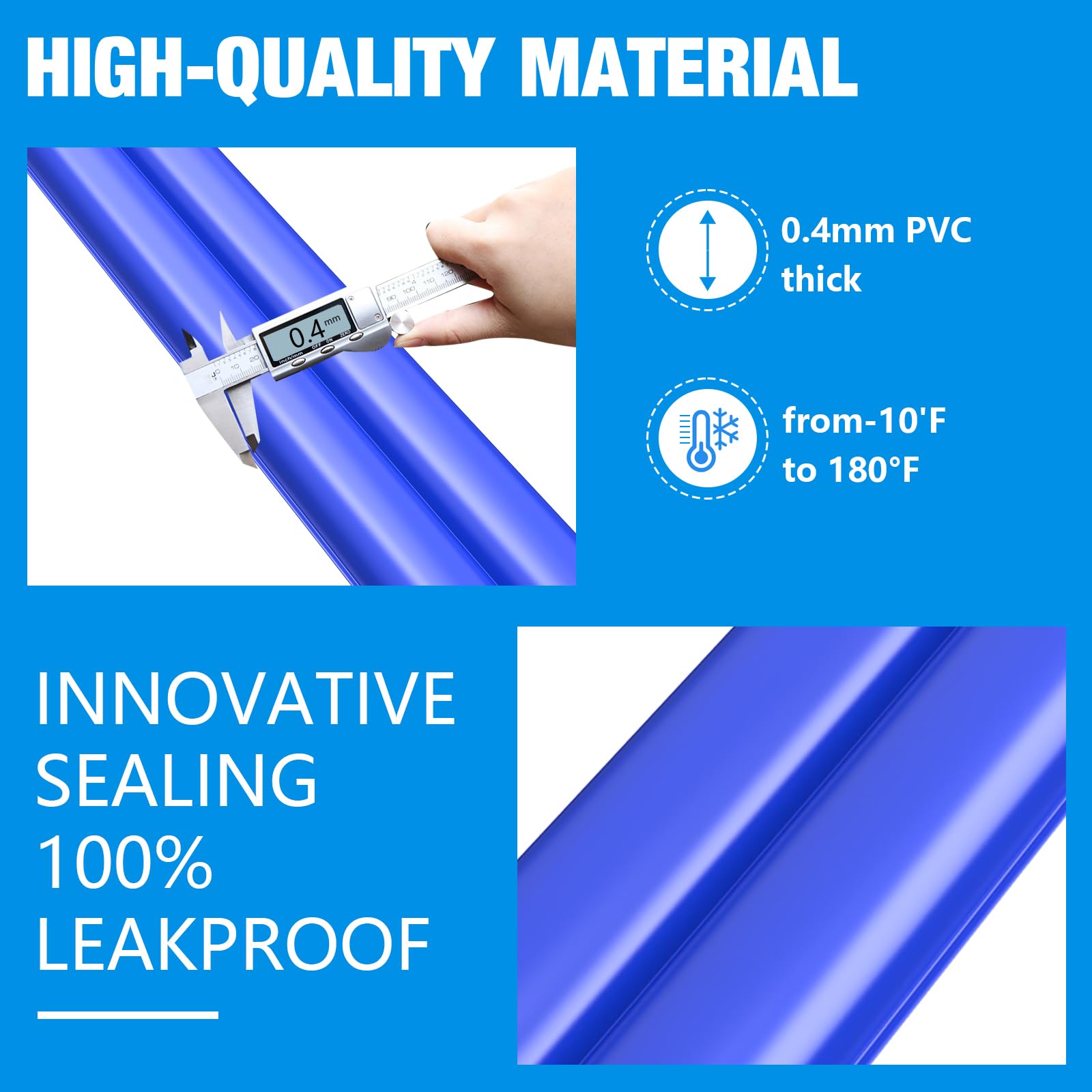 Hidbot 8.5 Ft Pool Water Bag side view