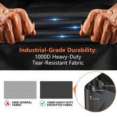 High-density waterproof fabric of GuardKove fire pit cover