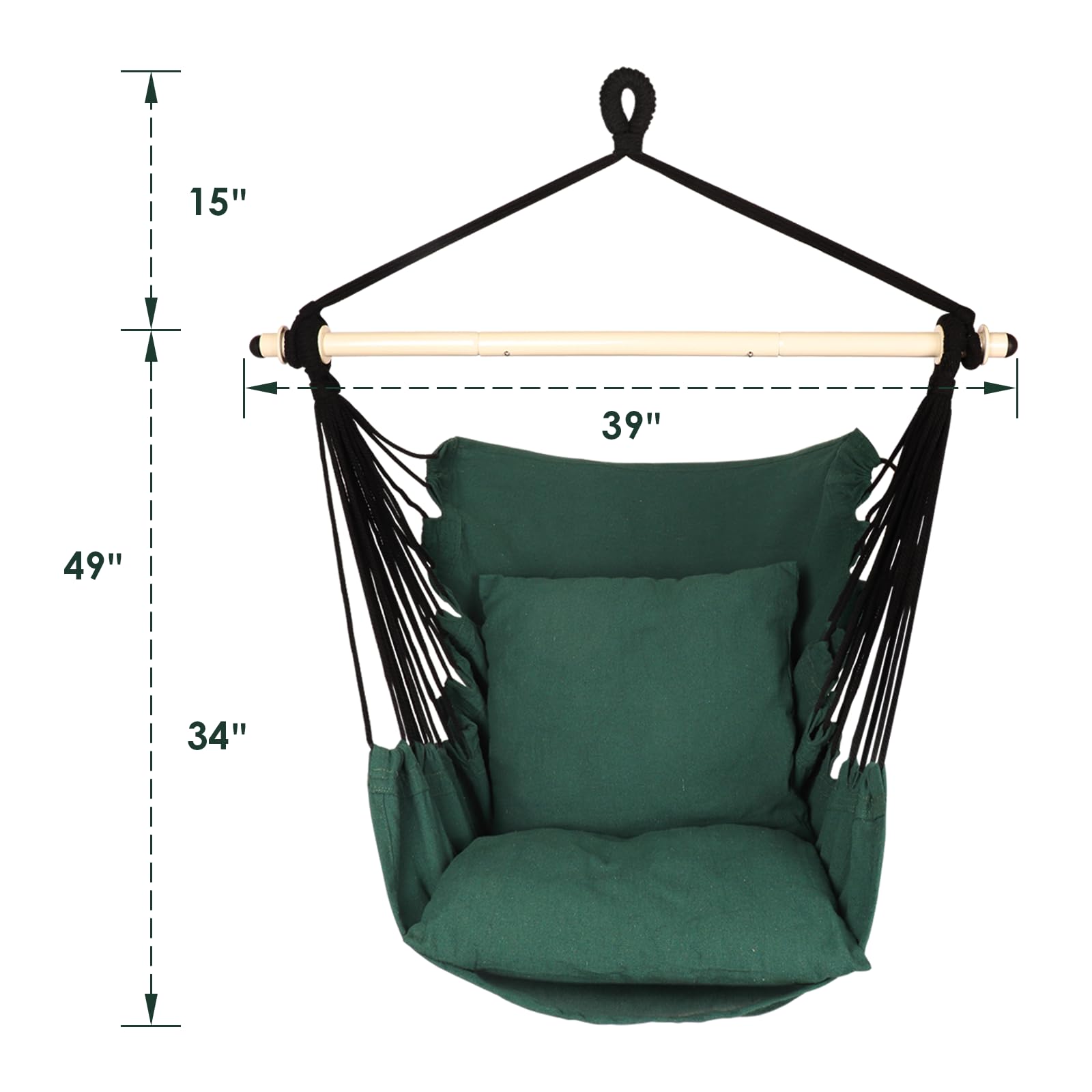 Highwild Hammock Chair in a cozy indoor setting