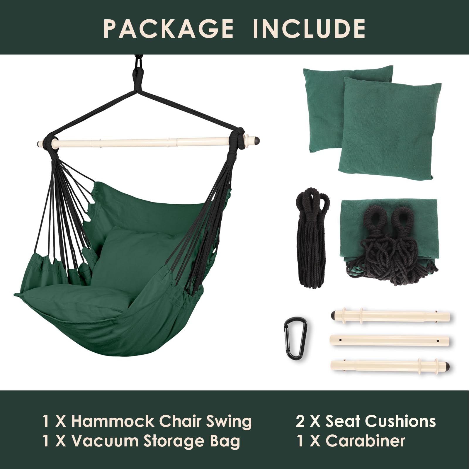 Highwild Hammock Chair showing anti-slip rings