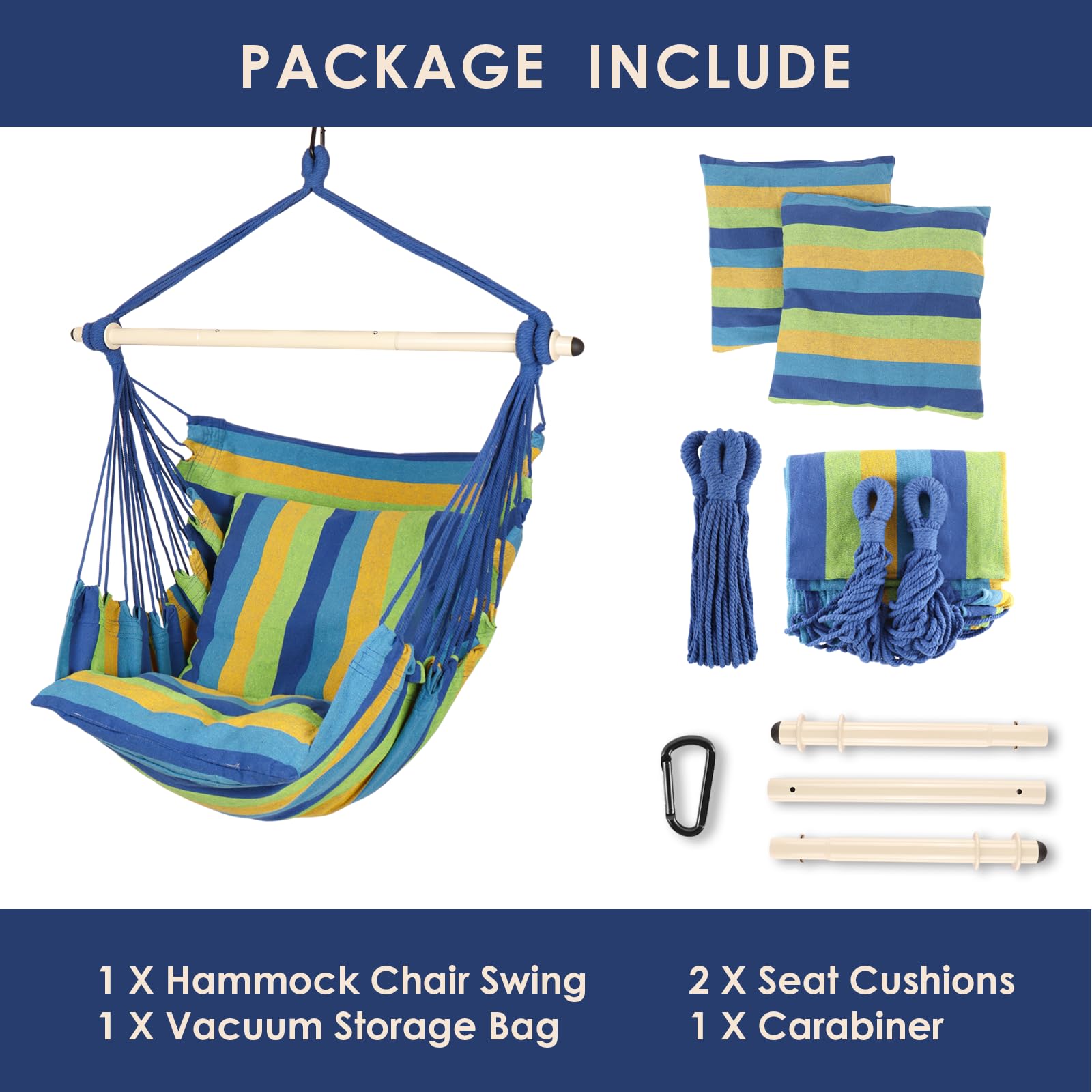 Highwild Hammock Chair Swing side view
