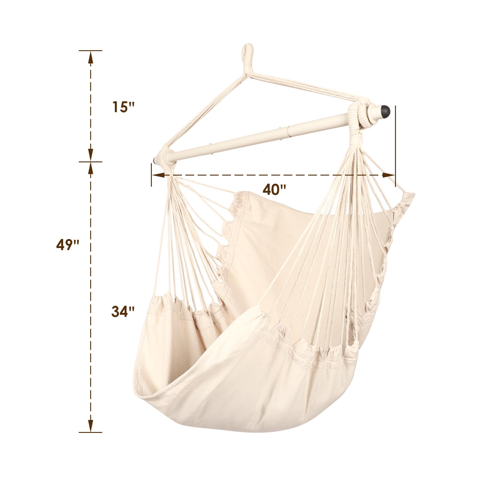 Highwild Hammock Chair Swing with vacuum storage bag