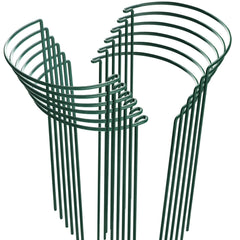 HiGift 12 Pack Plant Support Stakes in Green, front view