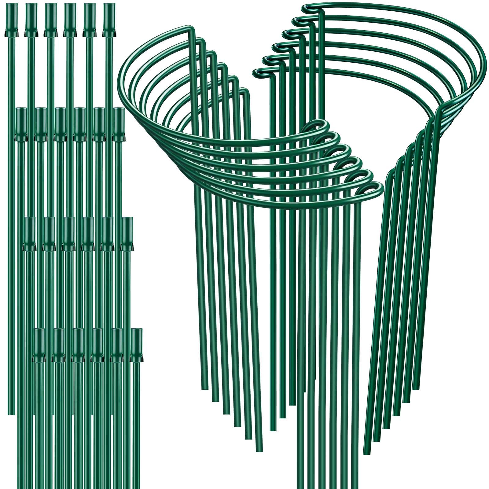 HiGift Adjustable Plant Support Stakes 12 Pack green design