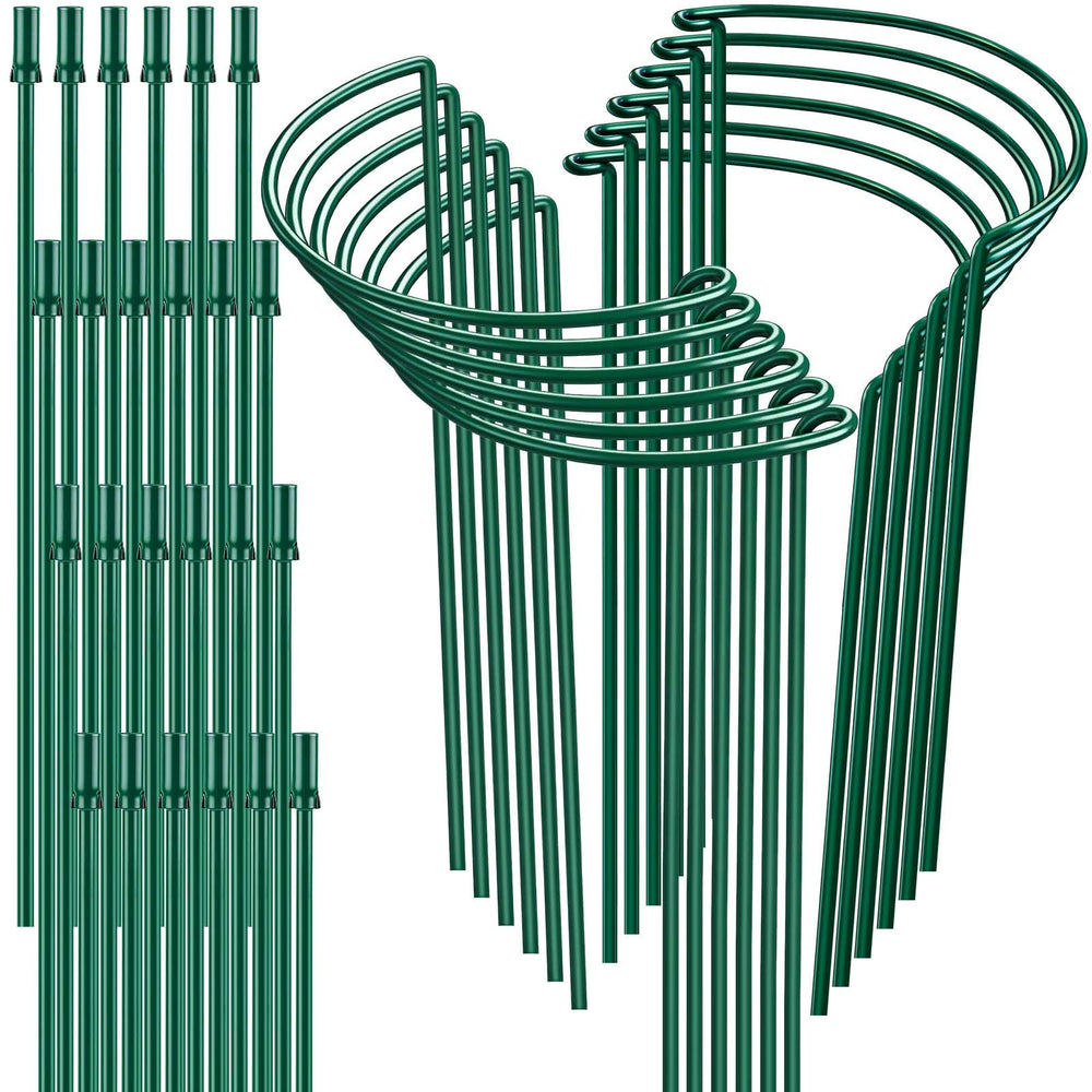 HiGift Adjustable Plant Support Stakes 12 Pack green design