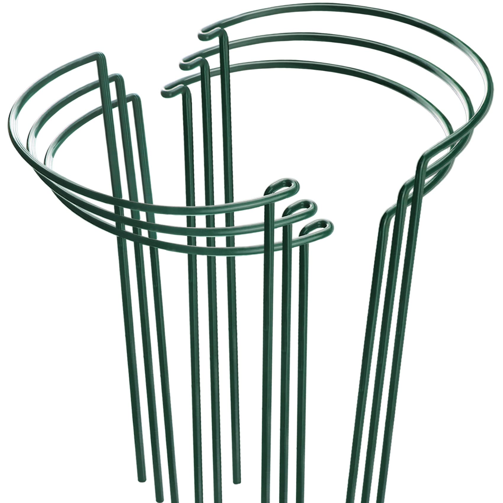 HiGift Plant Support Stakes showing sturdy iron construction