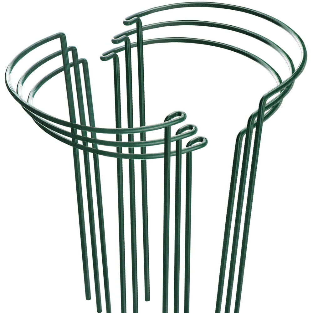 HiGift Plant Support Stakes showing sturdy iron construction