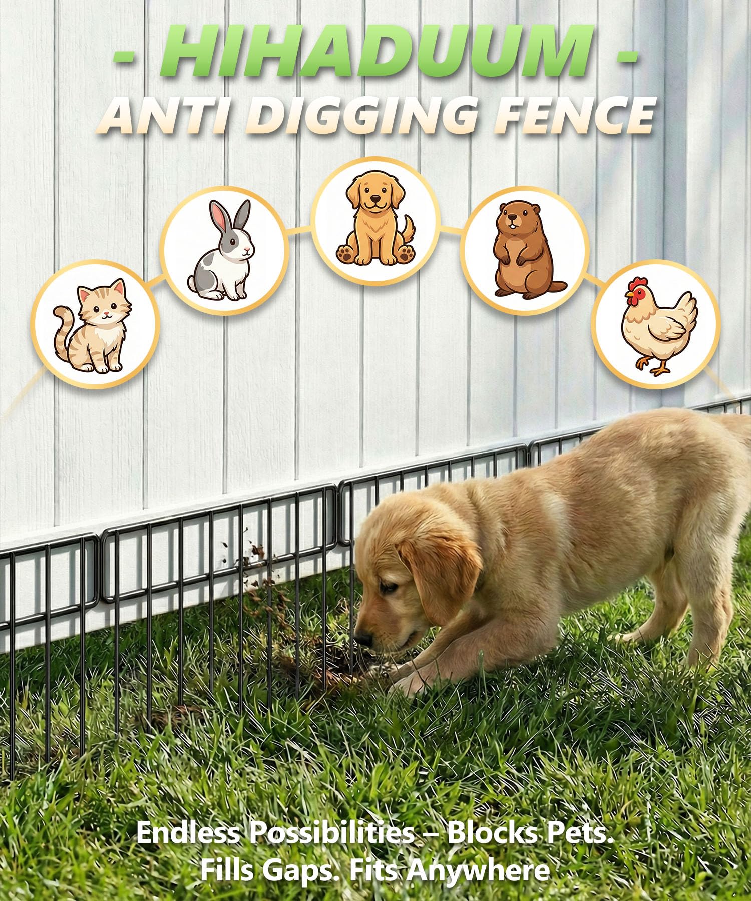 HIHADUUM Animal Barrier Fence packaging view