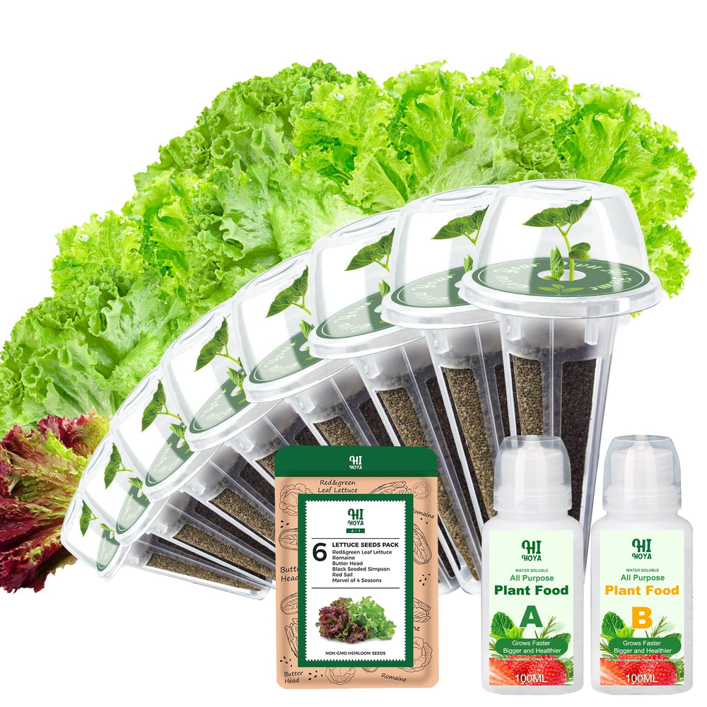 HiHOYA Lettuce Seed Pod Kit packaging front view
