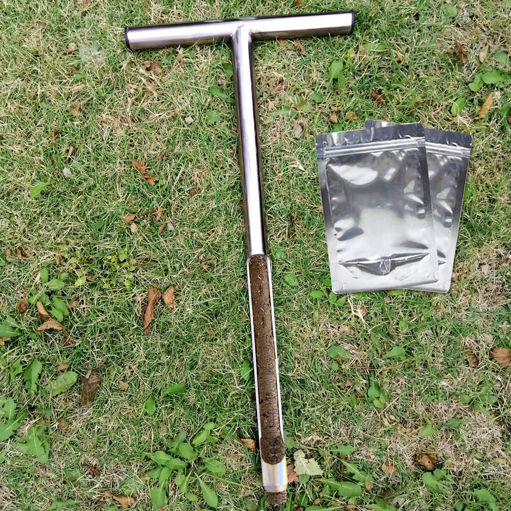 HiHydro Soil Sampler Probe 21-inch stainless steel front view