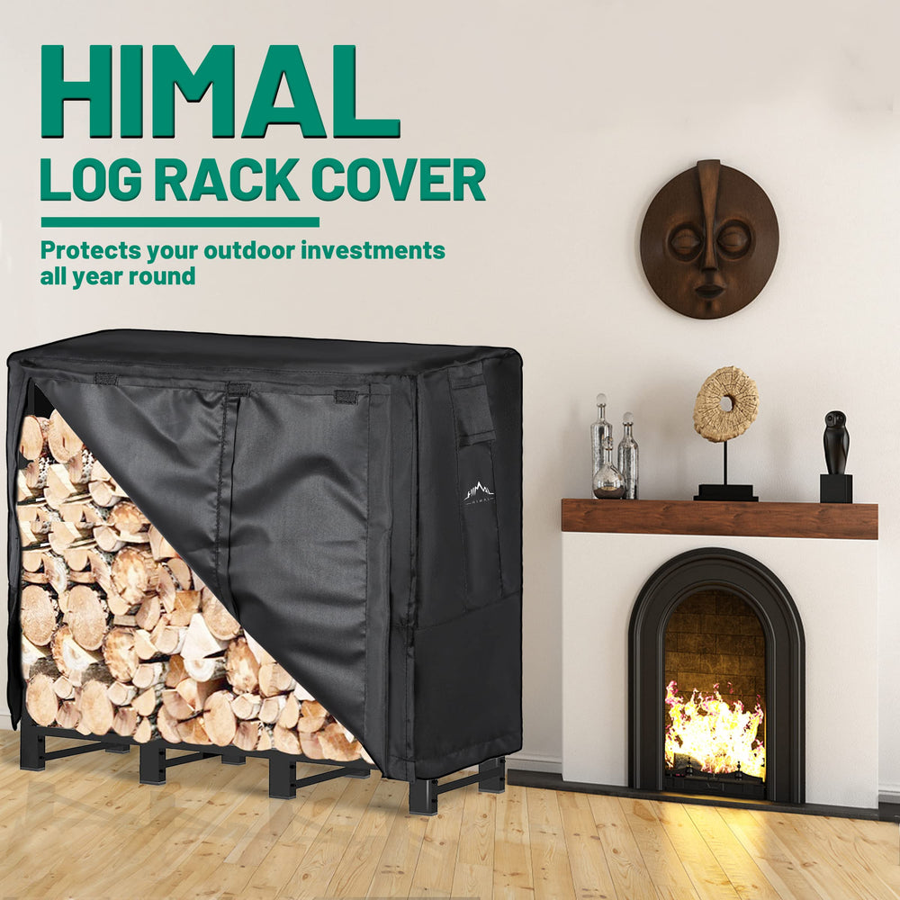 Himal 4FT firewood rack cover packaging view