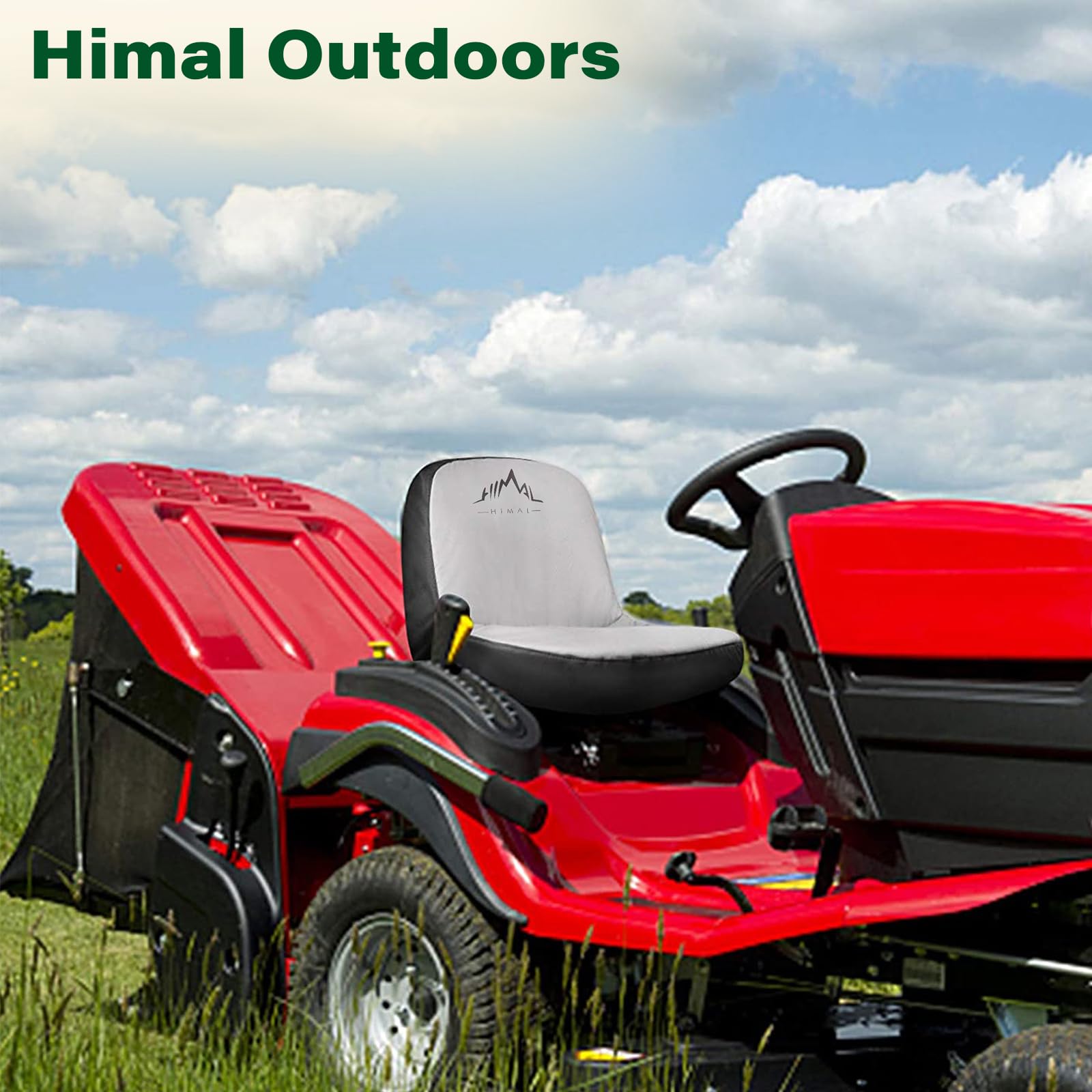 Himal Lawn Mower Seat Cover packaging display