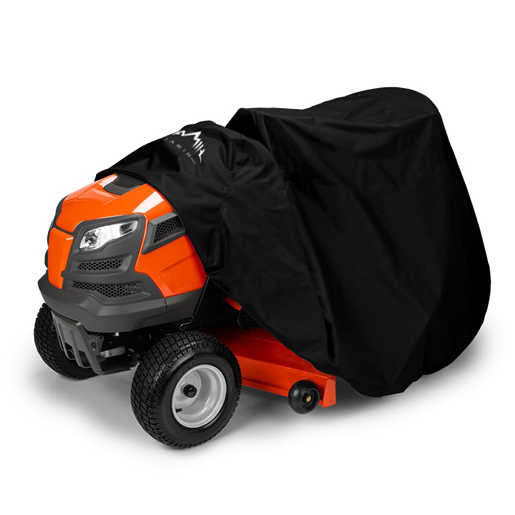 Himal Outdoors Riding Lawn Mower Cover in black front view