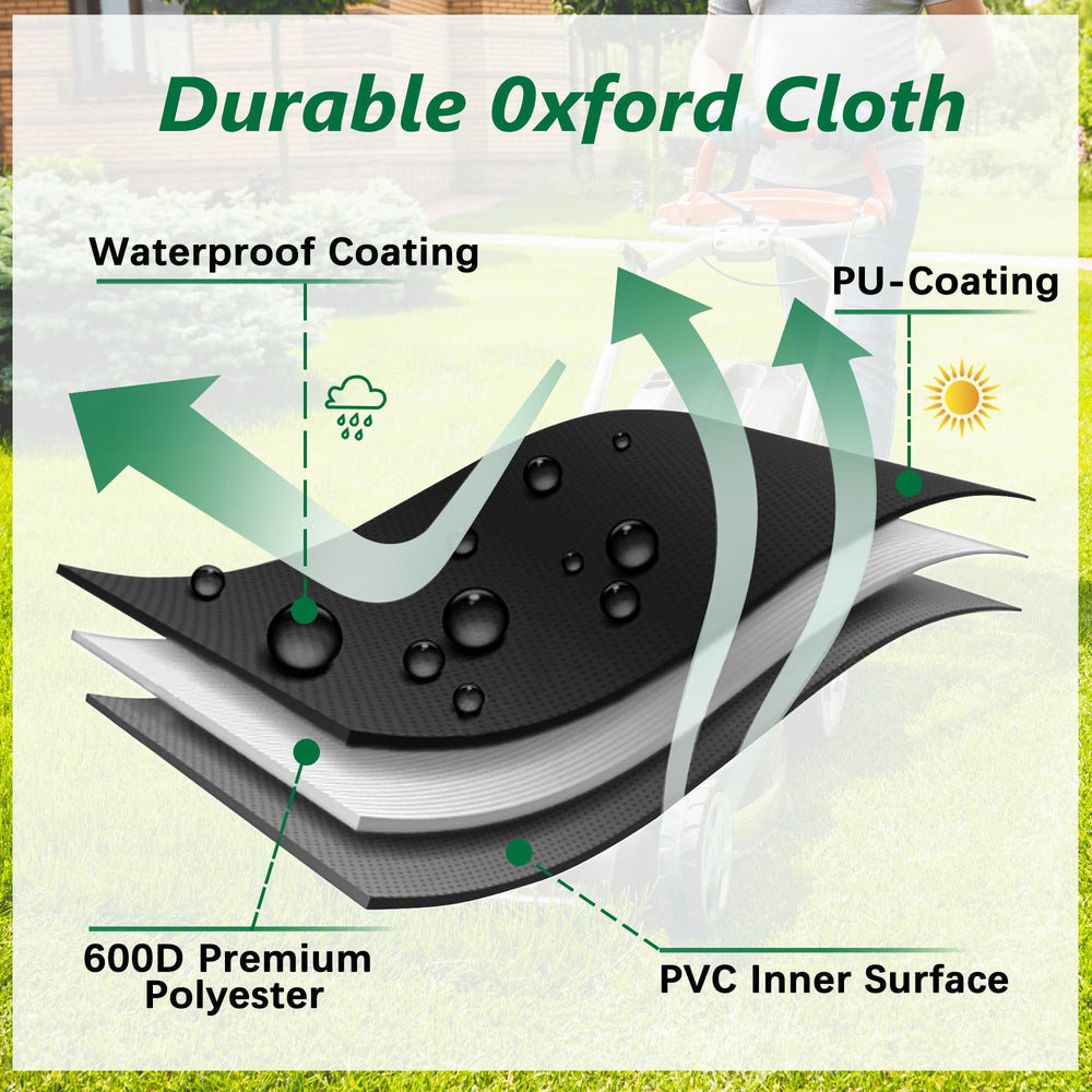 Himal Outdoors Zero Turn Mower Cover, dimensions measurement