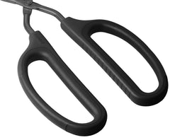 HINMAY stainless steel scissor tongs in outdoor cooking setup