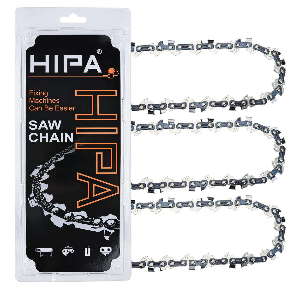 Hipa 16 Inch Chainsaw Chain front view