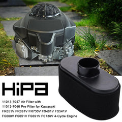 Hipa air filter package showing front and back