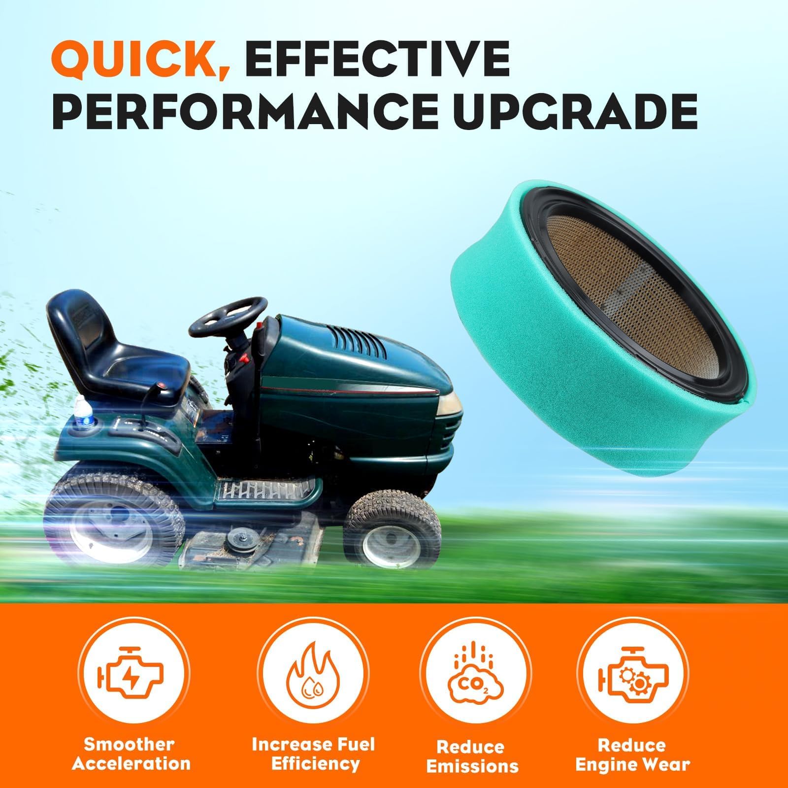 Hipa air filter with pre filter included
