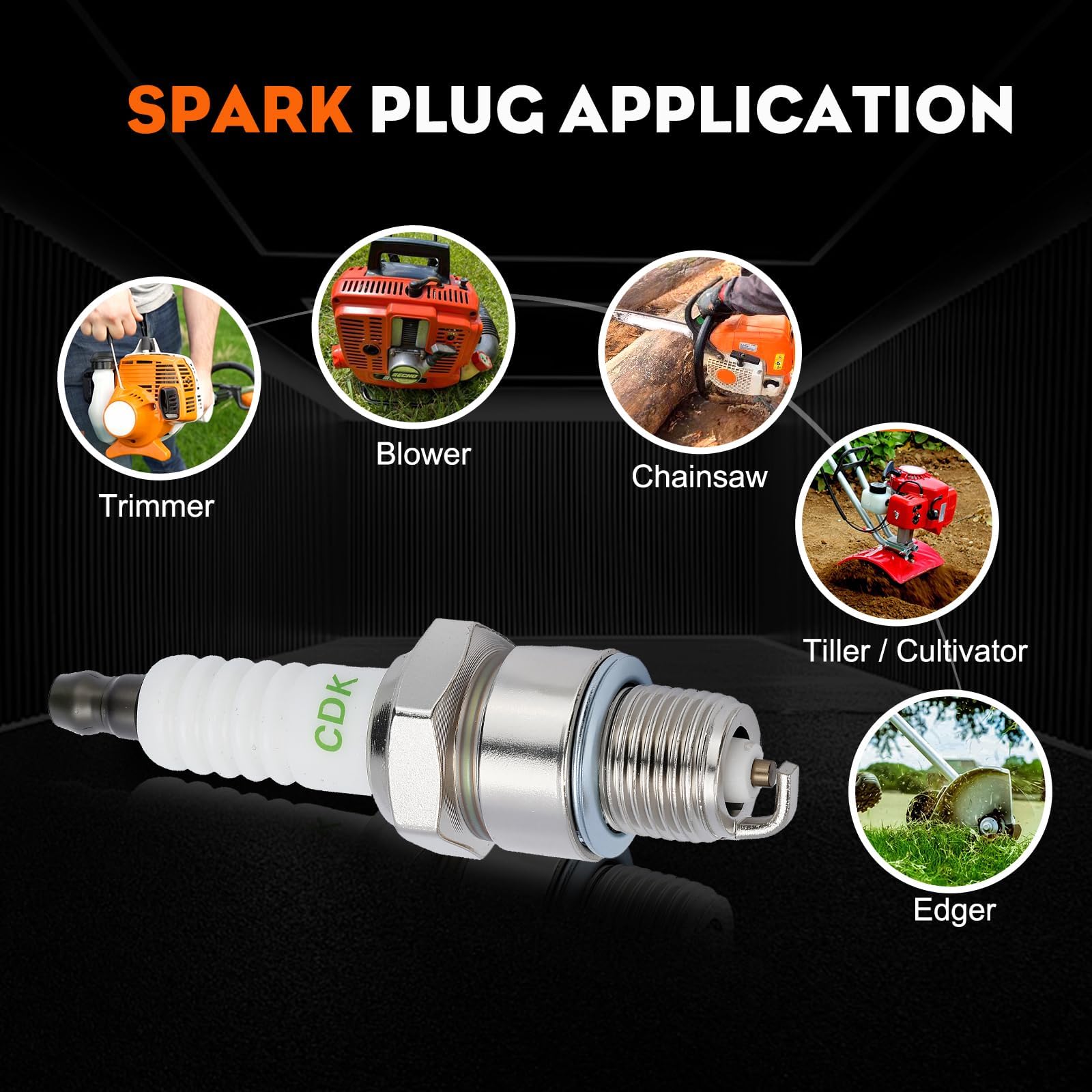 Hipa BPR6HS Spark Plug on outdoor workbench