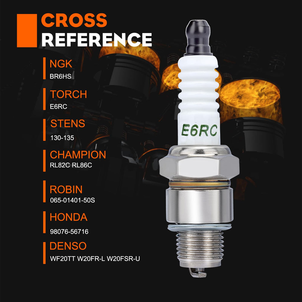 Hipa BR6HS Spark Plug close-up showing spark plug details