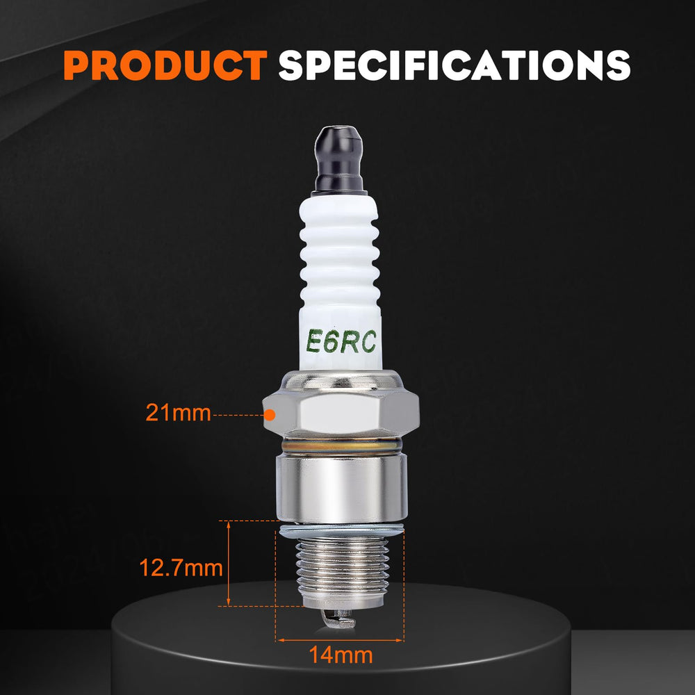 Hipa BR6HS Spark Plug in use with lawn mower