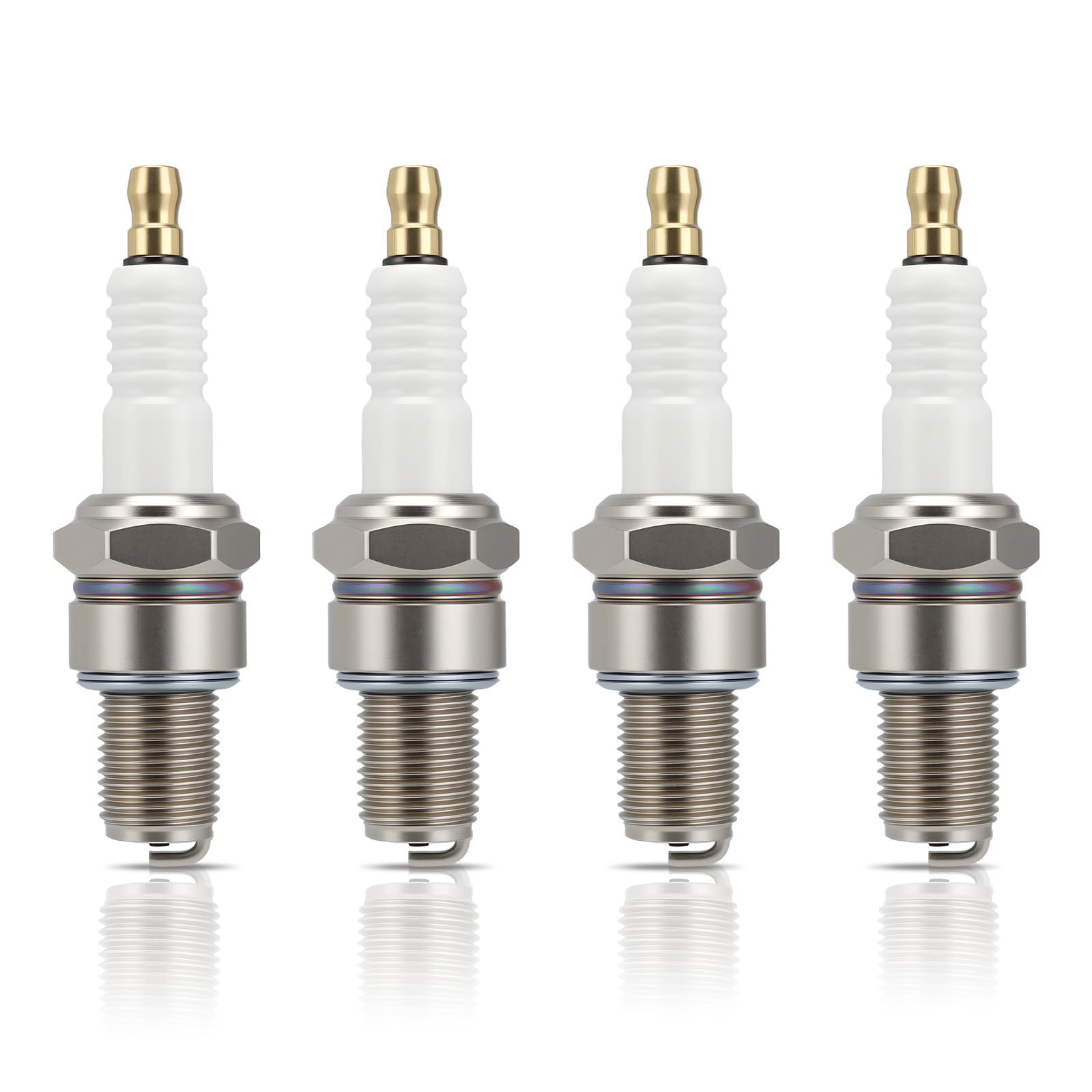 Hipa BR8ES Spark Plugs pack of 4 with packaging