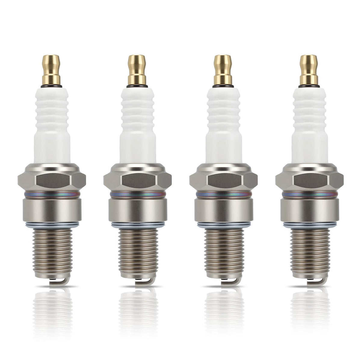 Hipa BR8ES Spark Plugs pack of 4 with packaging