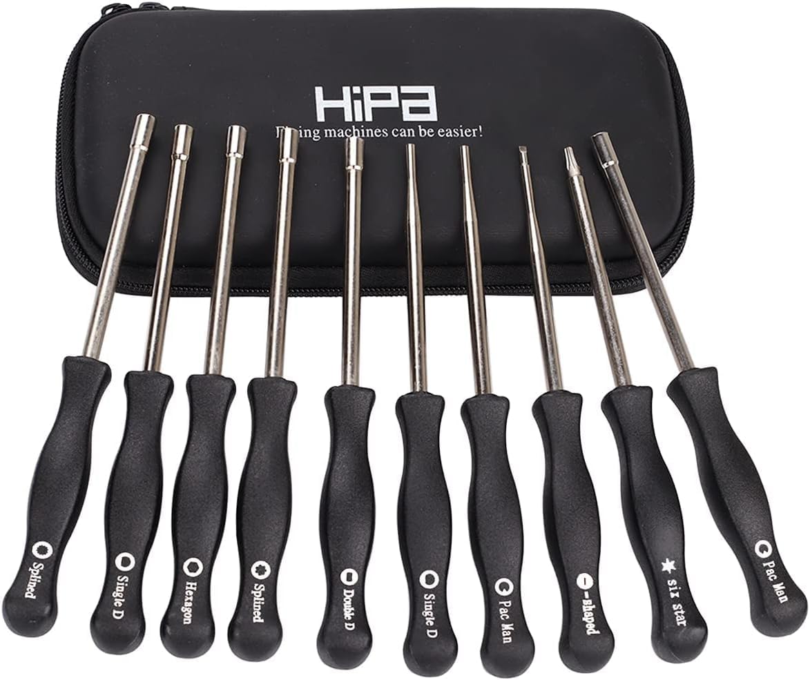 Hipa Carburetor Adjustment Tool Kit 10 pieces with storage case