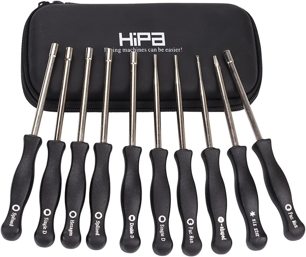 Hipa Carburetor Adjustment Tool Kit 10 pieces with storage case