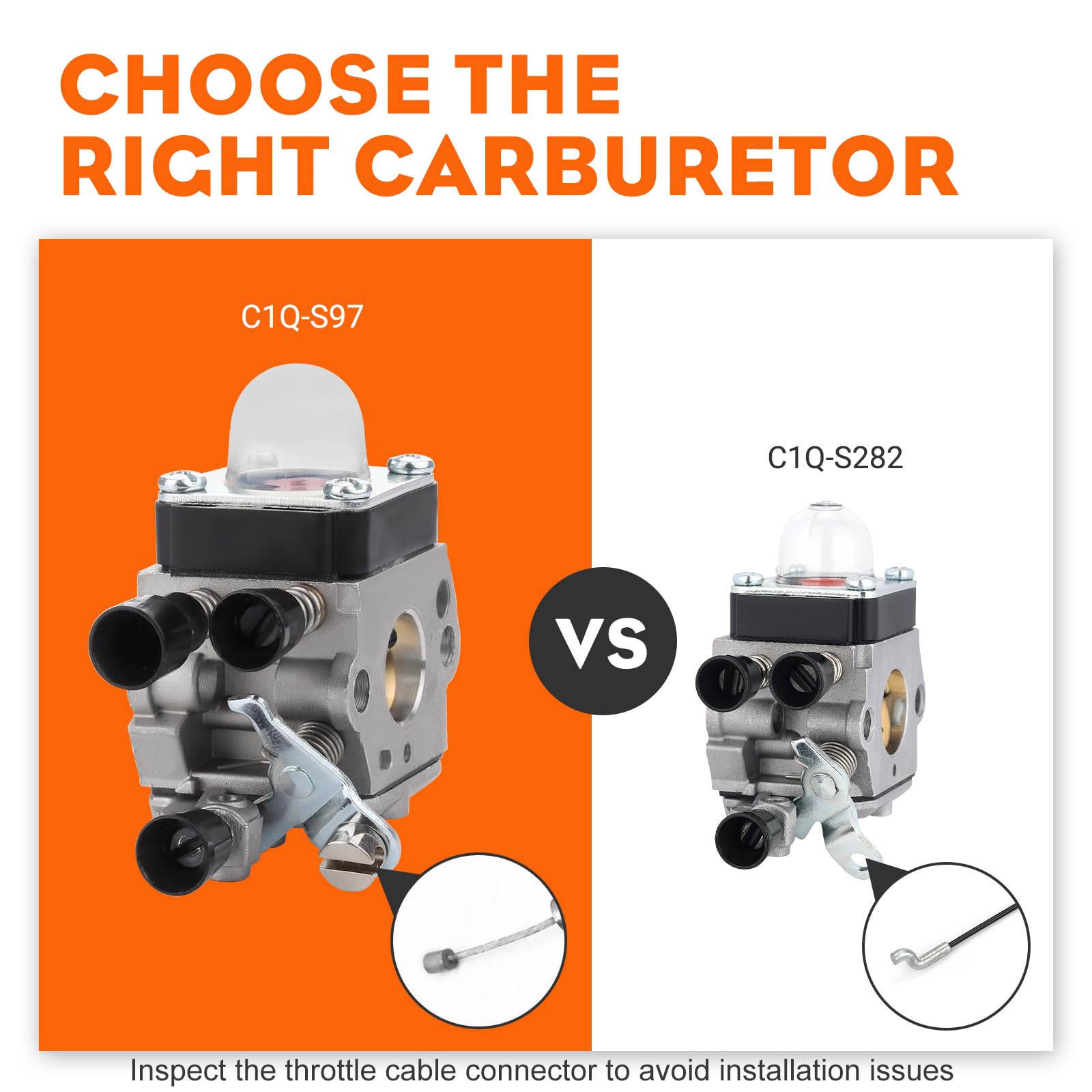 Hipa Carburetor Kit with spark plug and pre filter
