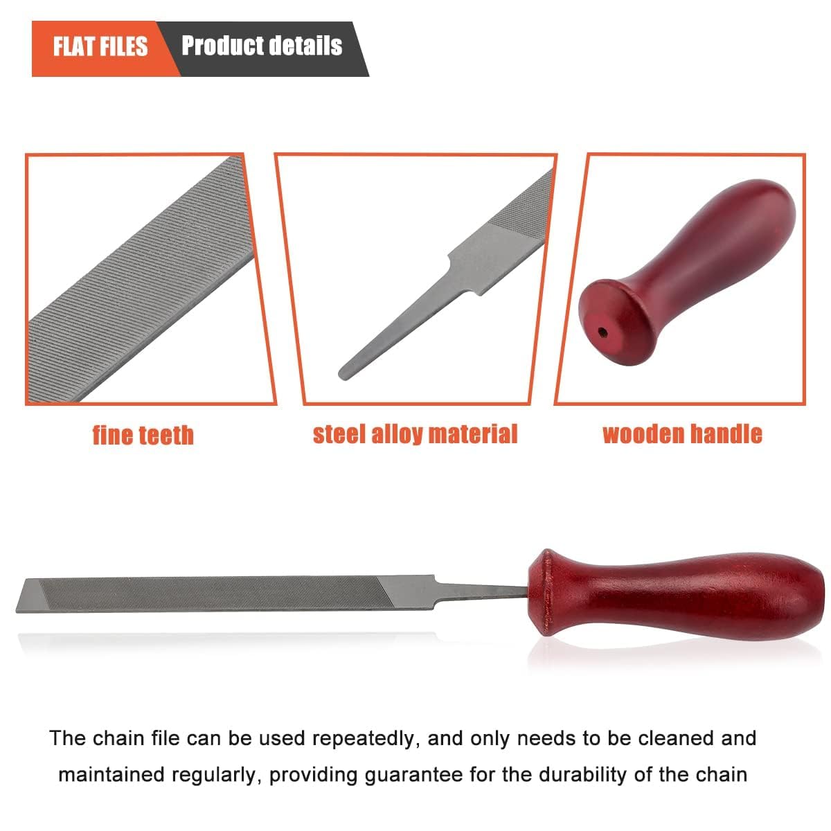 Hipa chainsaw file kit in use outdoors