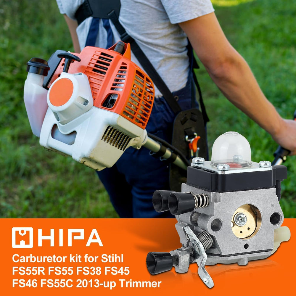 Hipa FS38 Carburetor with spark plug and fuel line