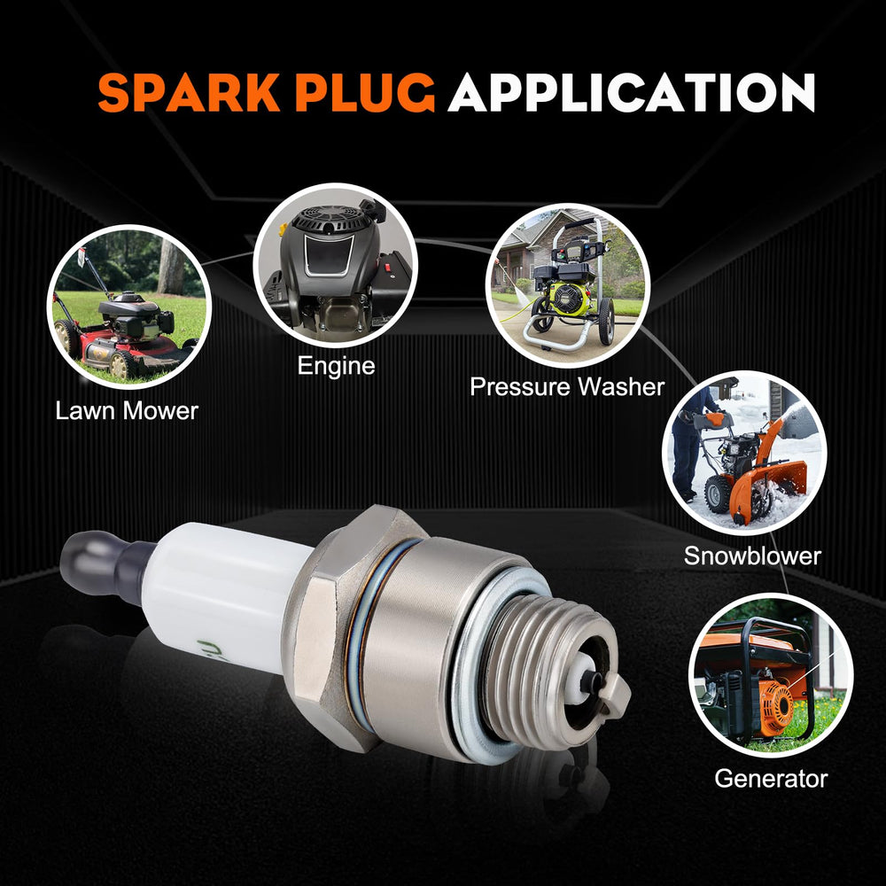 Hipa RJ19LM Spark Plug in garden setting