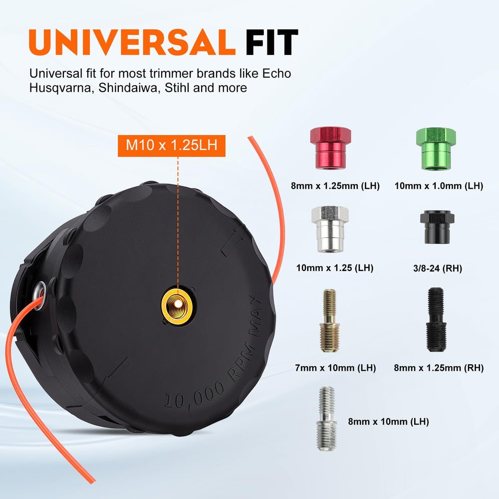 Hipa Speed Feed 400 Trimmer Head detailed view of the knob