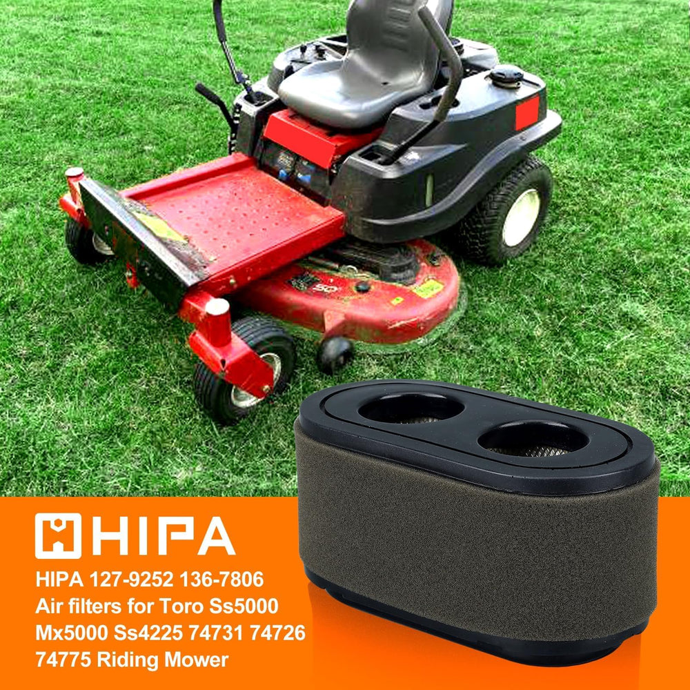 Hipa SS5000 Air Filter side view showing dimensions