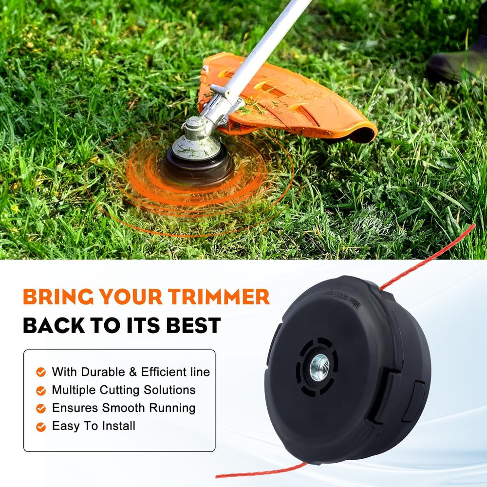 Hipa T35 Trimmer Head installed on Husqvarna trimmer