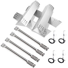 Hisencn grill burner set including 4 stainless steel burners