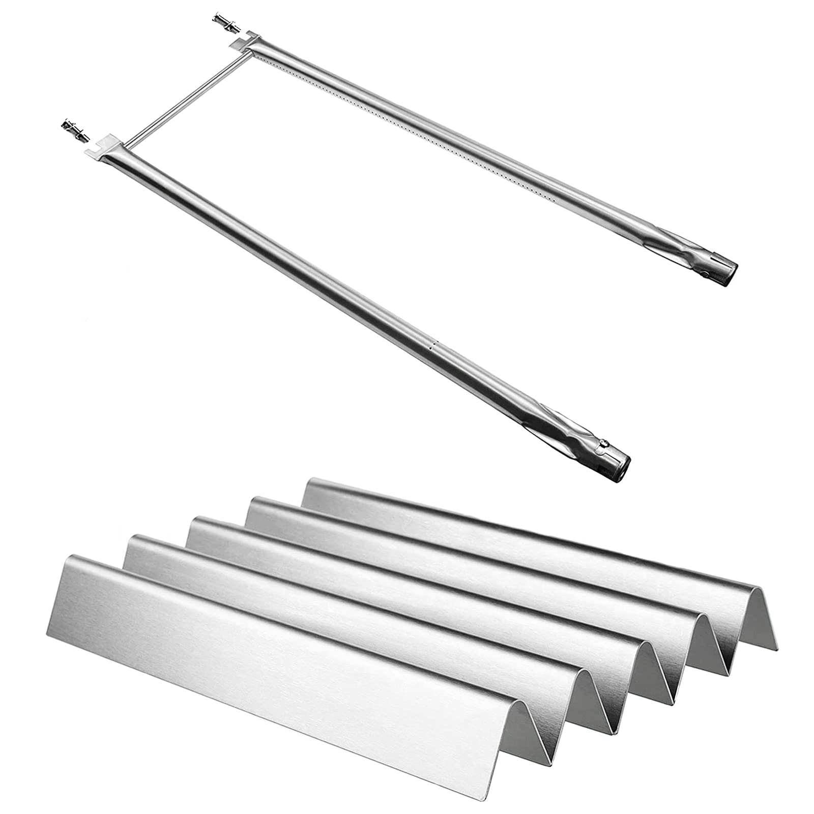 Hisencn stainless steel burner tubes for Weber Spirit 200, front view