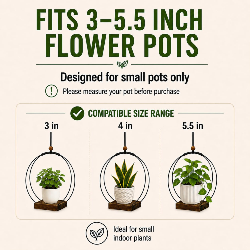 hismocal hanging planter with indoor plant display