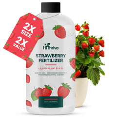 HiThrive Strawberry Fertilizer 32oz bottle front view