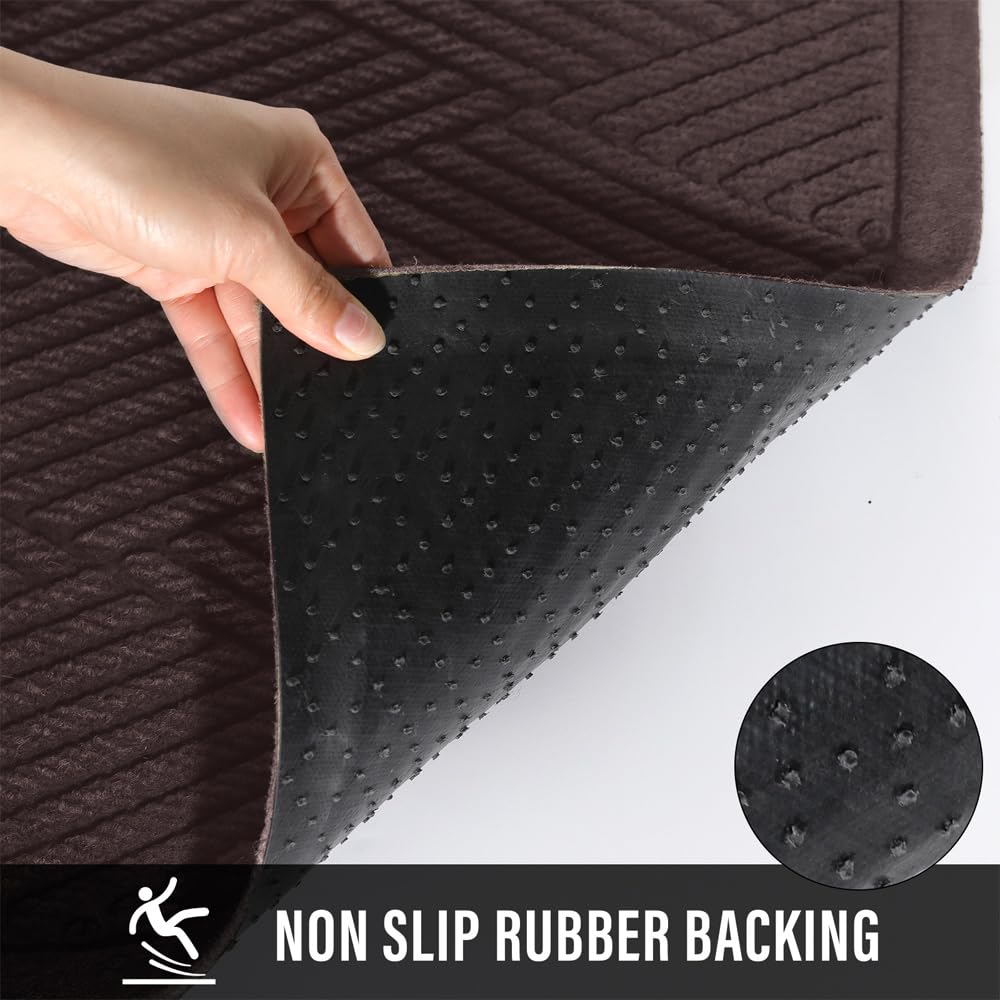 HIYARD absorbent doormat capturing dirt and moisture