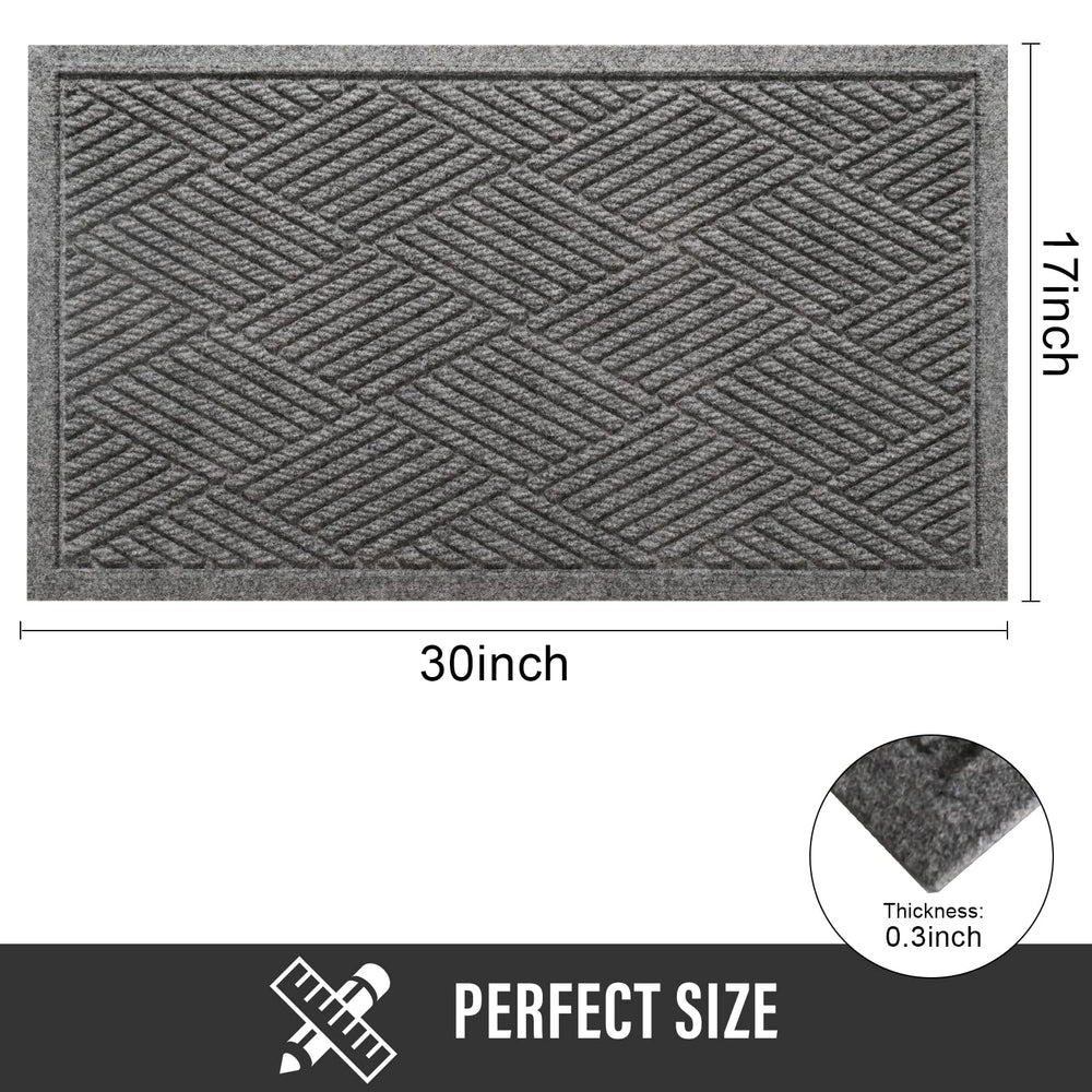 HIYARD doormat low profile design next to a door