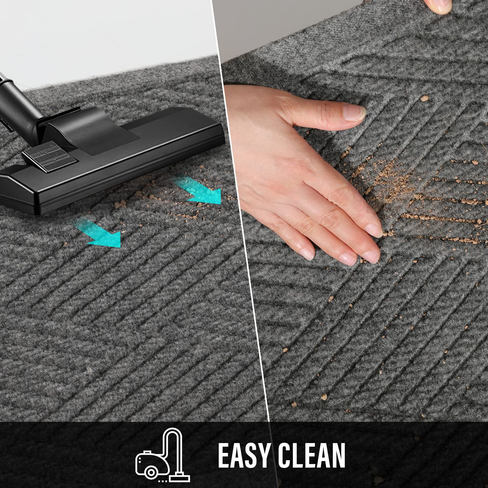 HIYARD doormat showcased in a patio setting