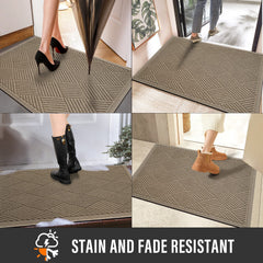 HIYARD front door mat in outdoor setting