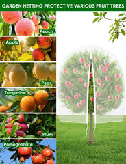 HKZ Fruit Tree Netting zipper detail