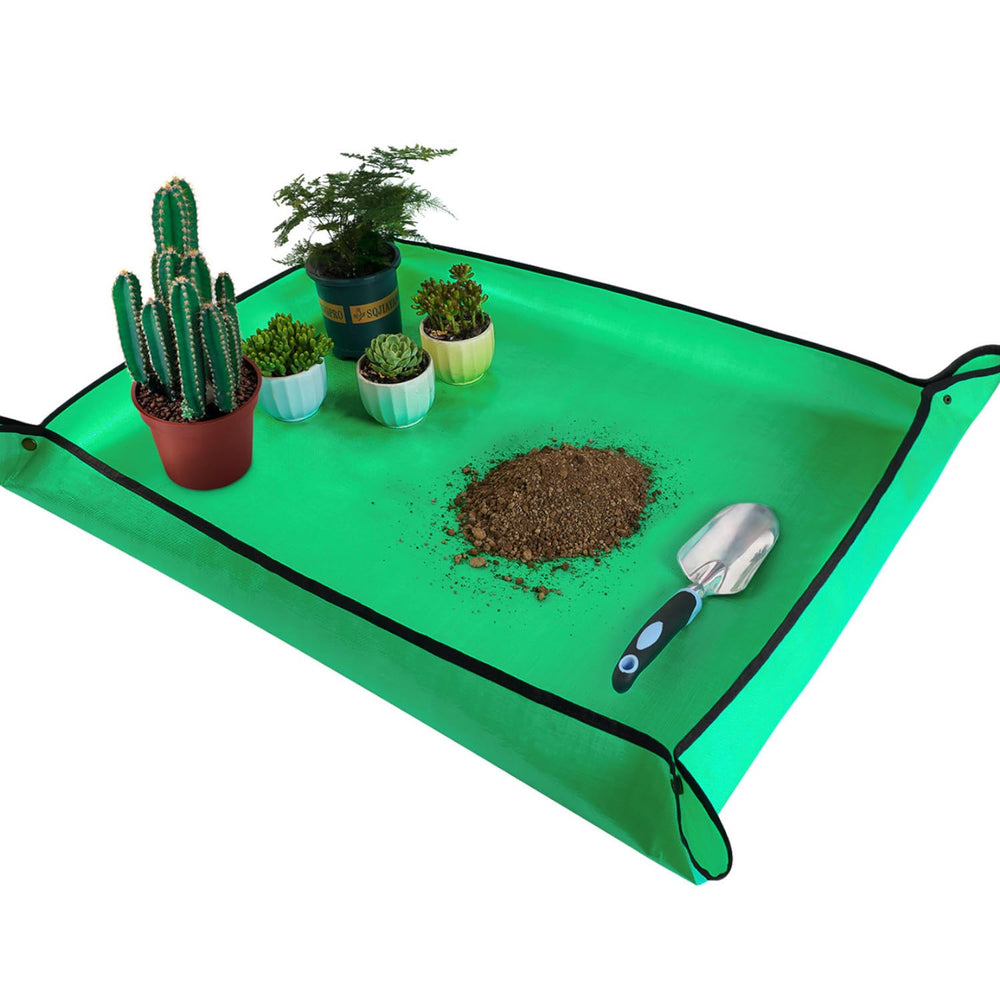 HNXTYAOB Large Repotting Mat 39.5" x 31.5" in pale green