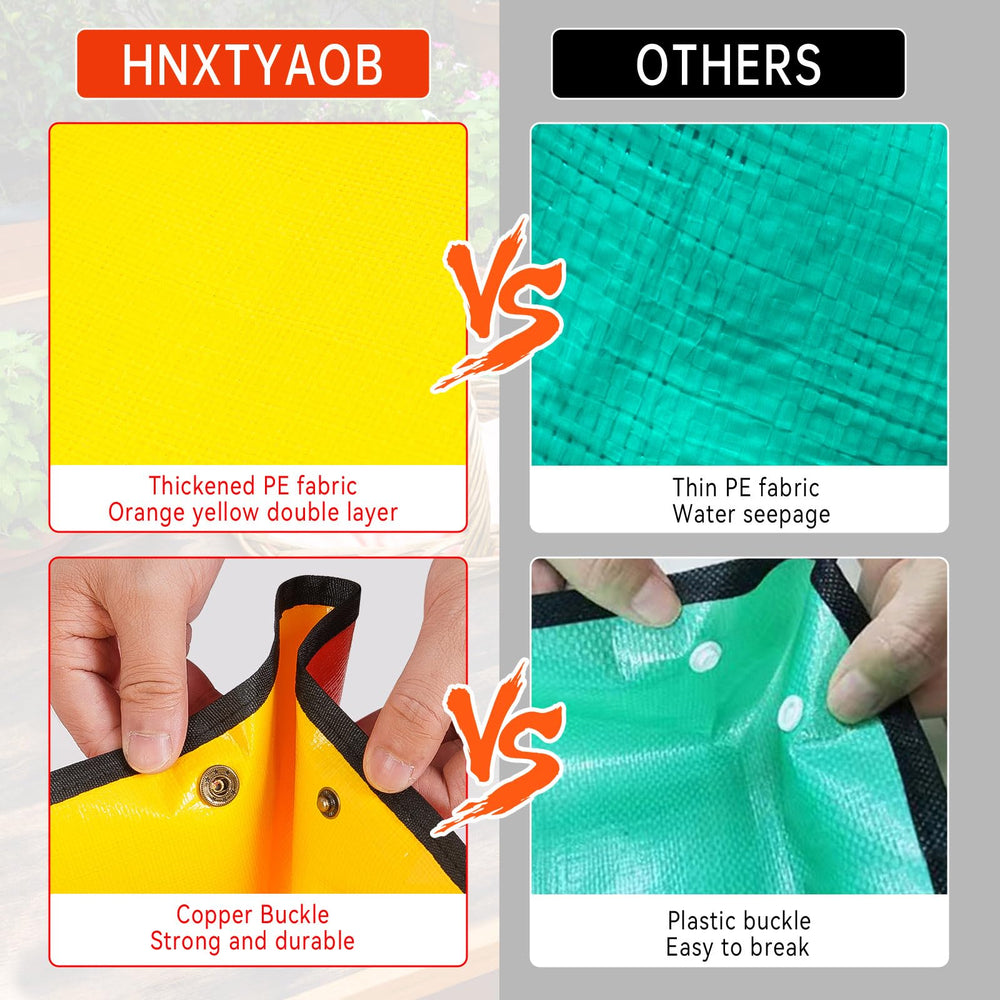 HNXTYAOB Potting Mat being used for pot transplanting