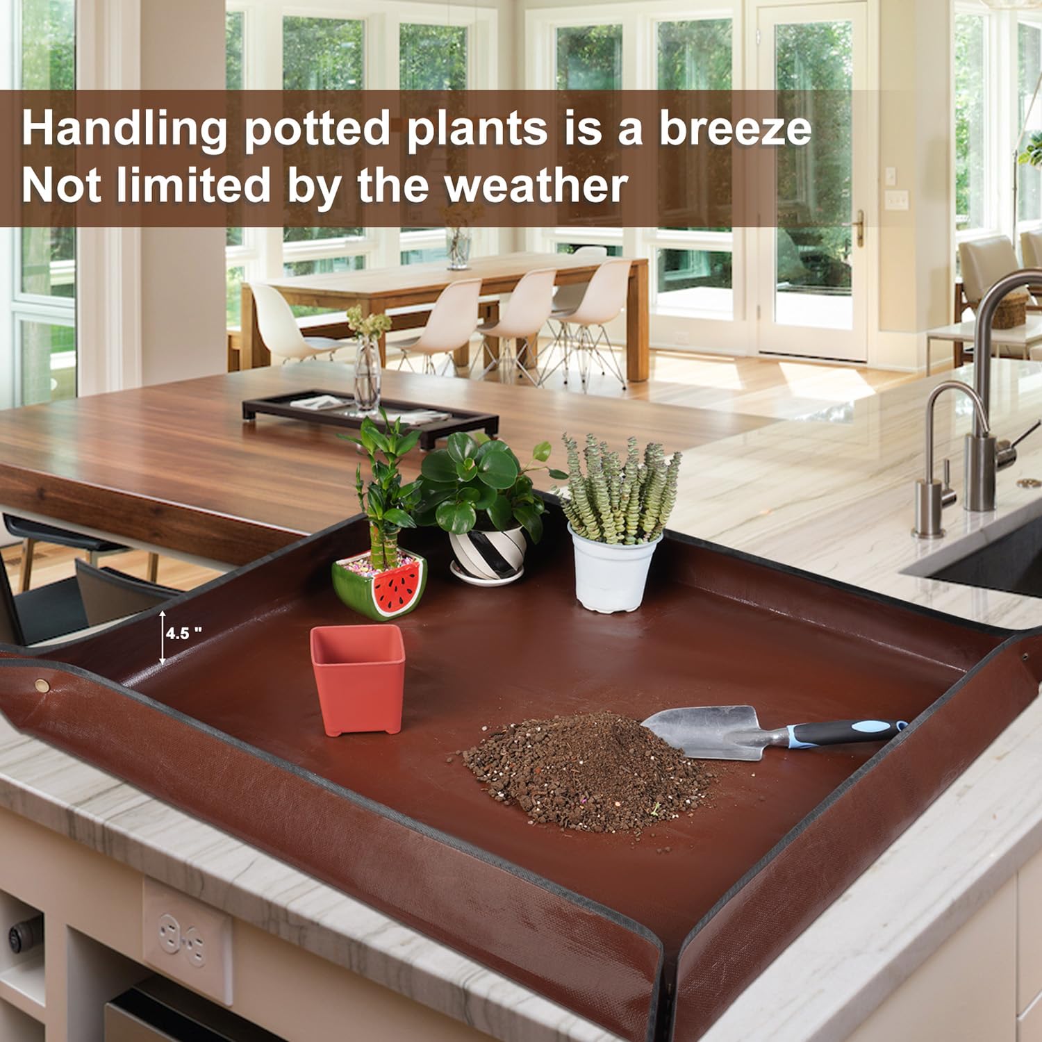 HNXTYAOB Potting Mat folded for easy storage
