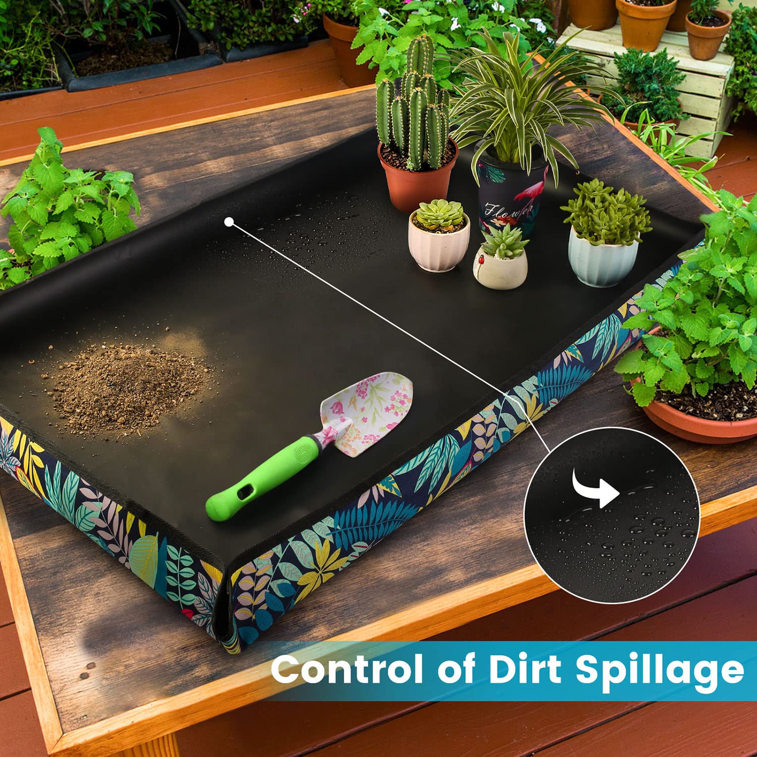 HNXTYAOB Repotting Mat dimensions measurement