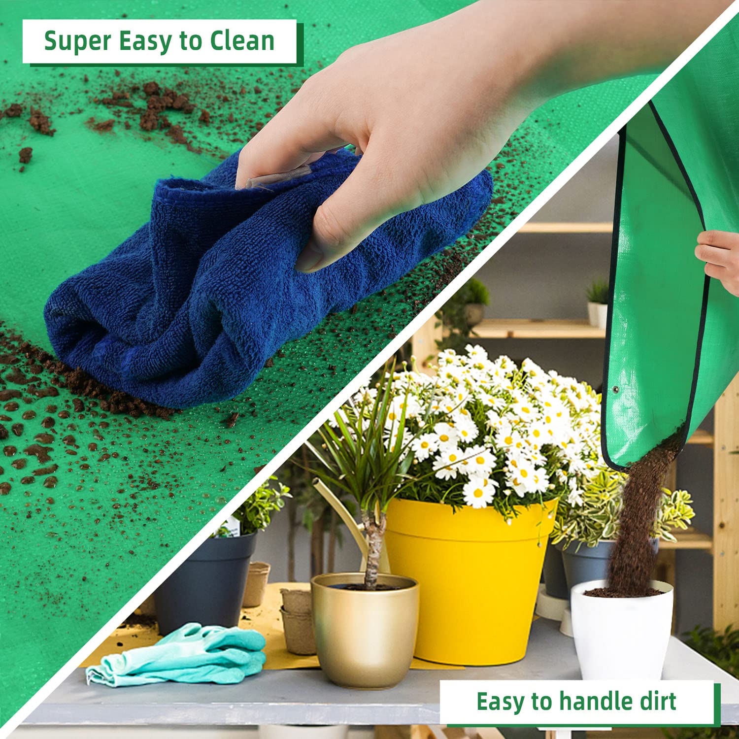 HNXTYAOB repotting mat displaying snap-together design